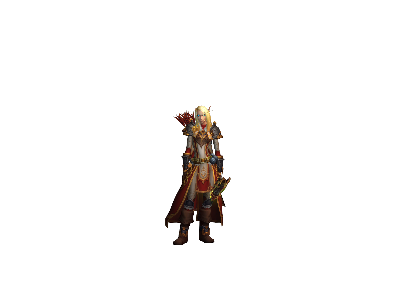 Valinoriel 3D character render