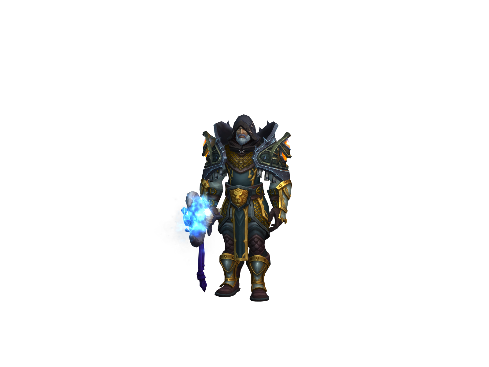 Adjustable 3D character render