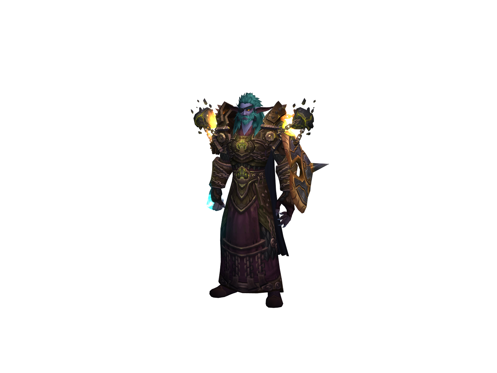 Tharuud 3D character render
