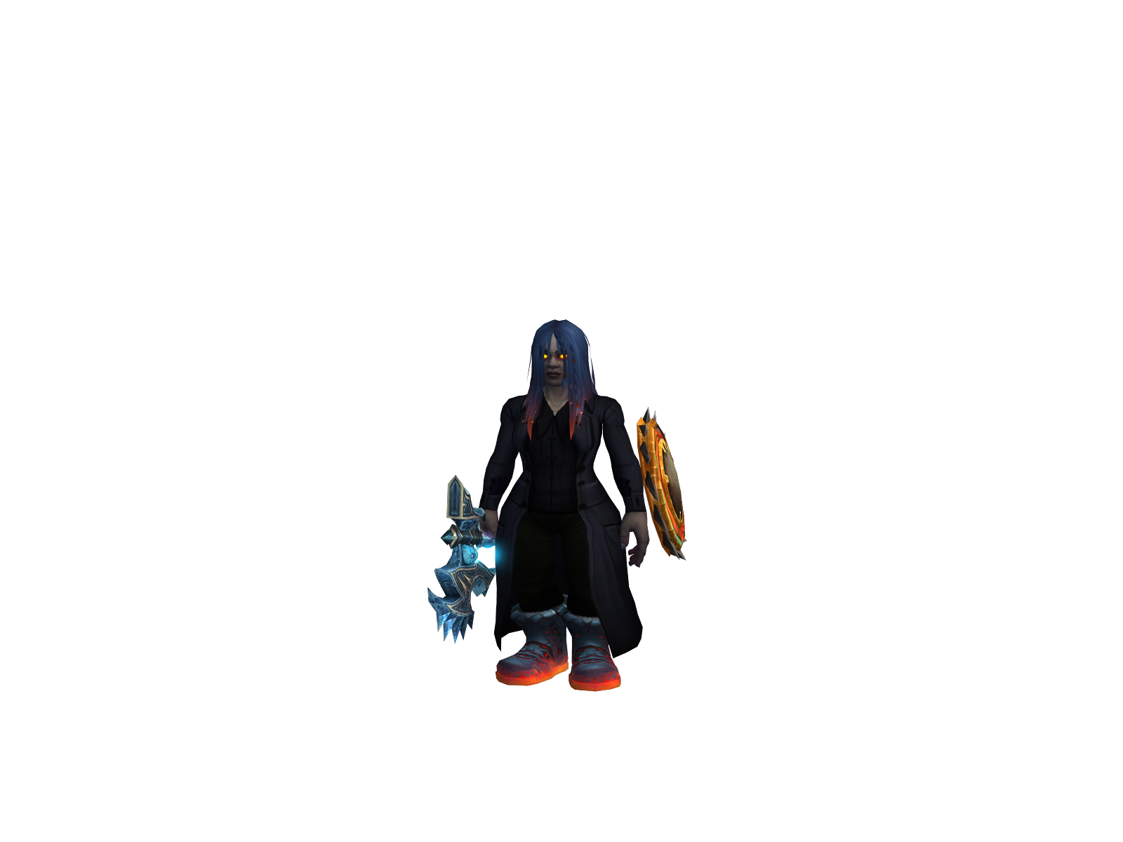 Shamannoying 3D character render