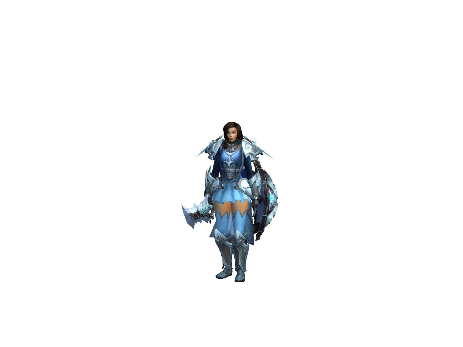 Zephyrien 3D character render