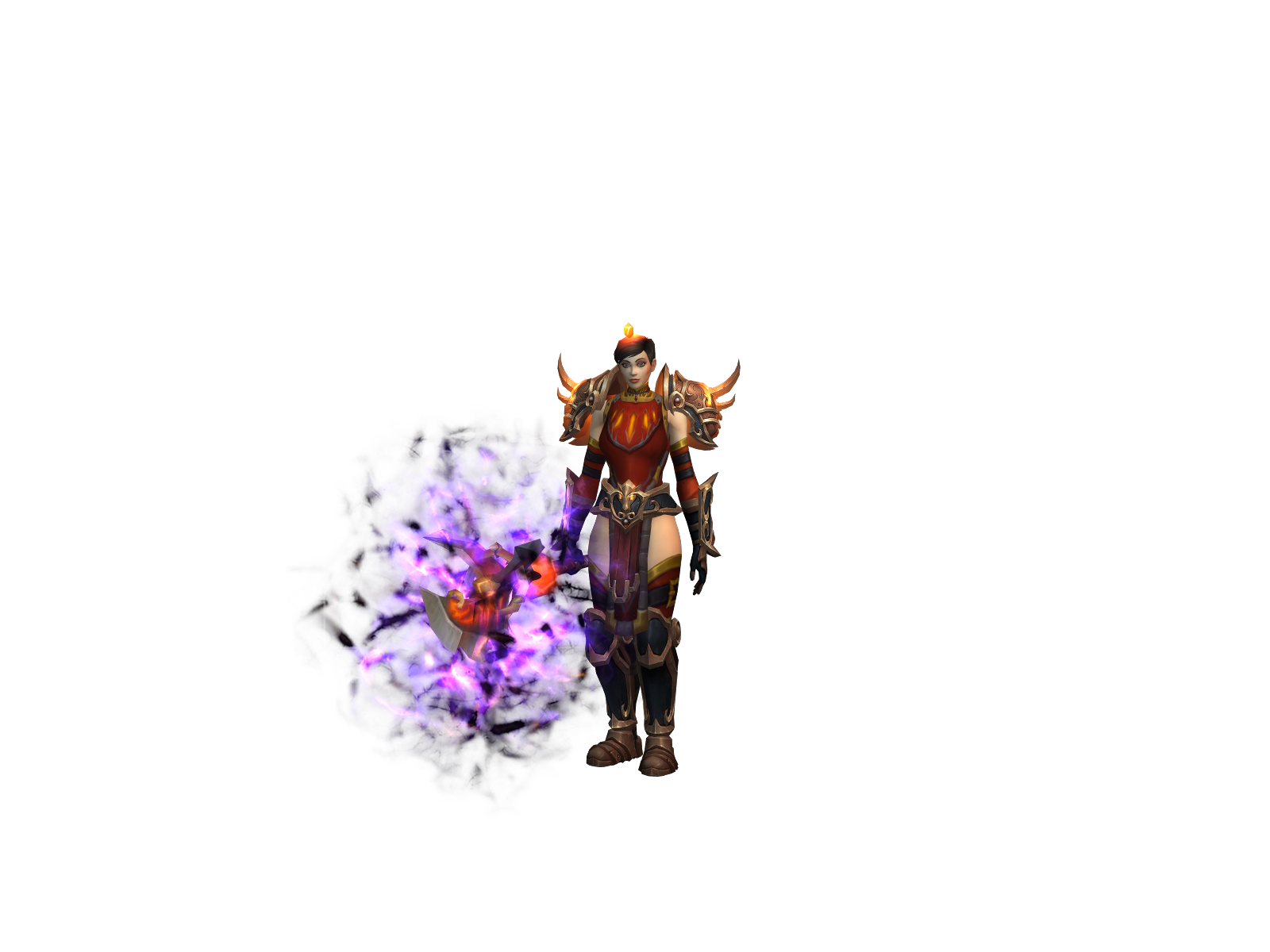 Marjhan 3D character render