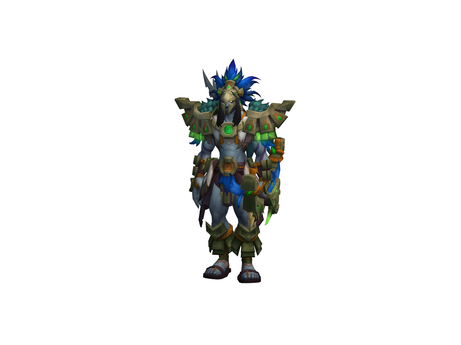 Leghari 3D character render