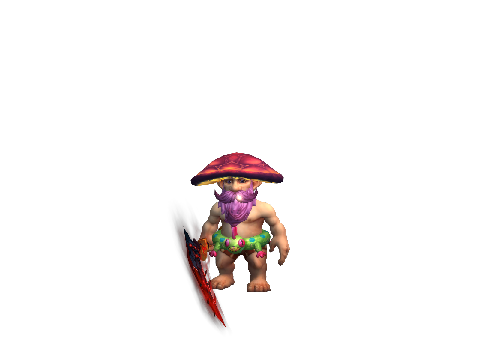 Knurzum 3D character render