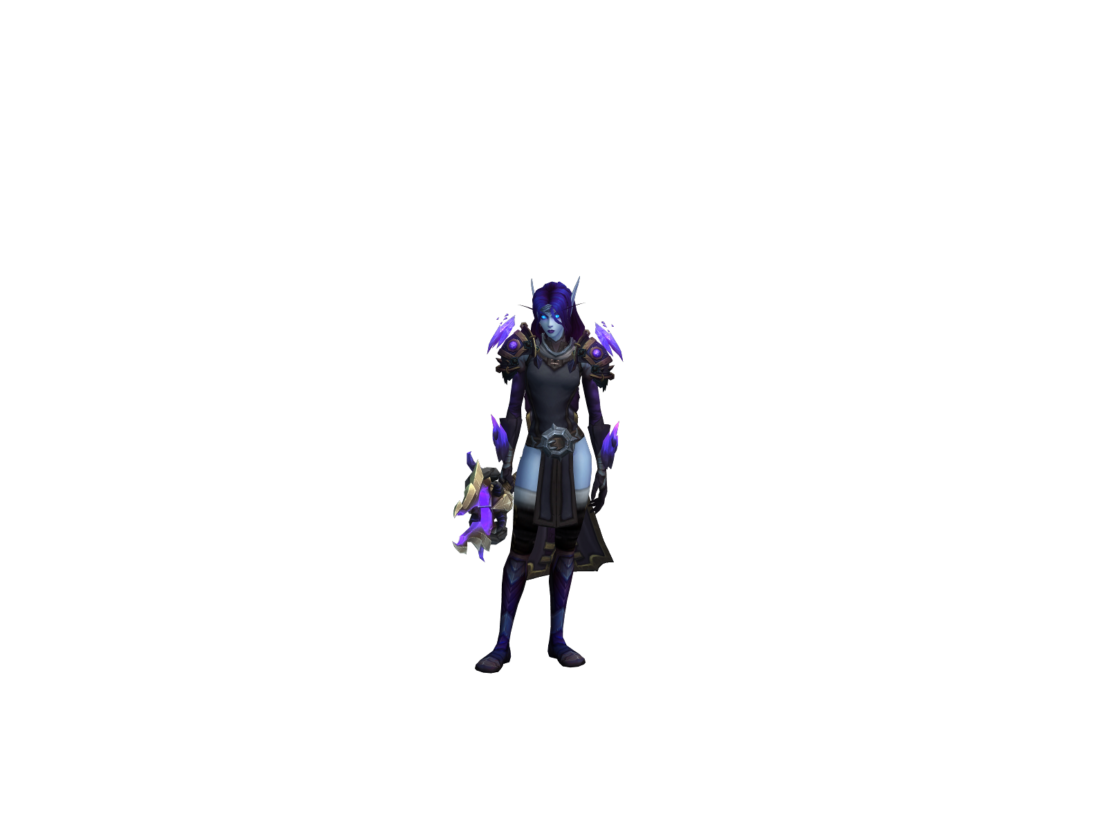 Auvira 3D character render