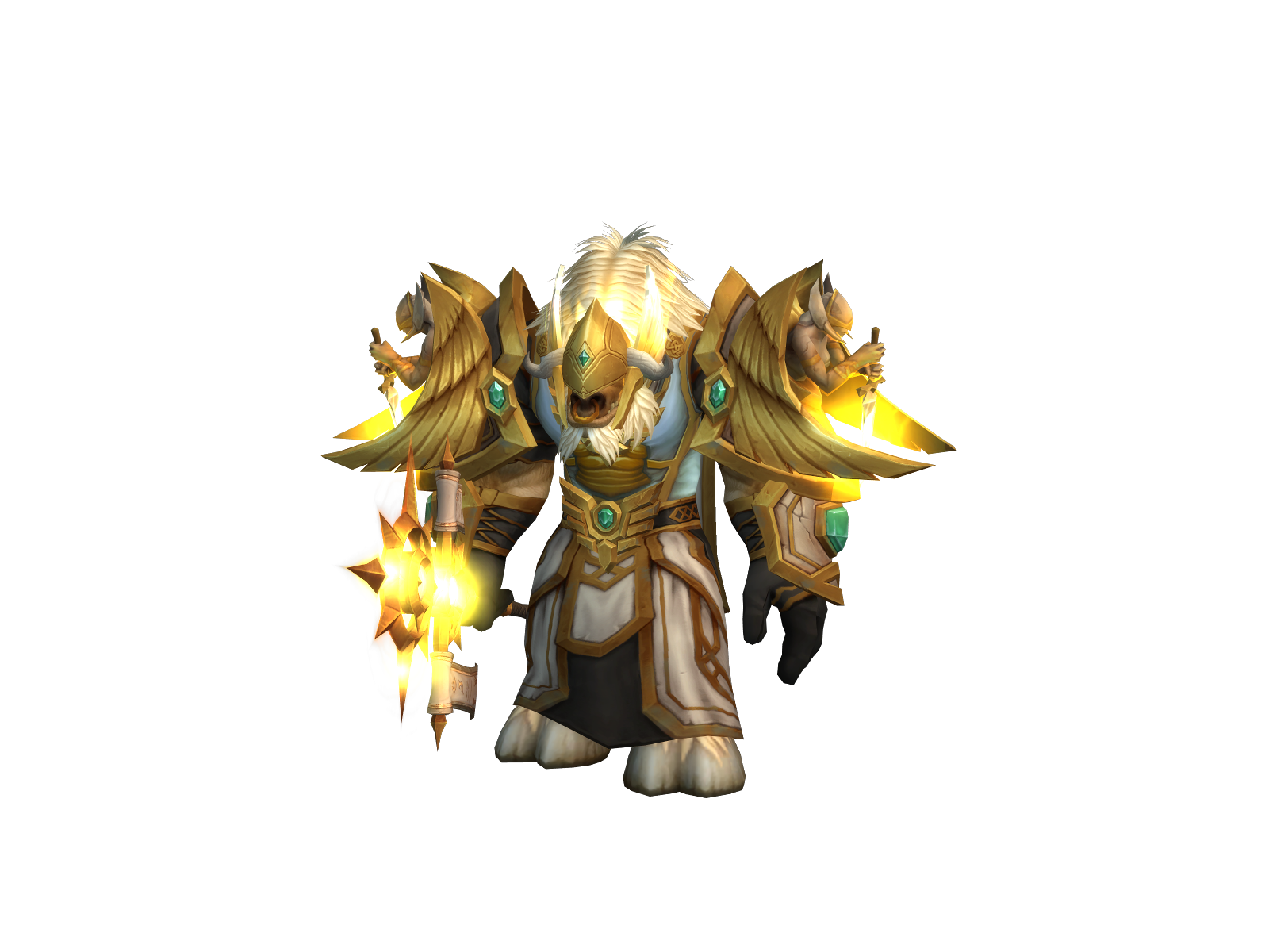 Bulrek 3D character render