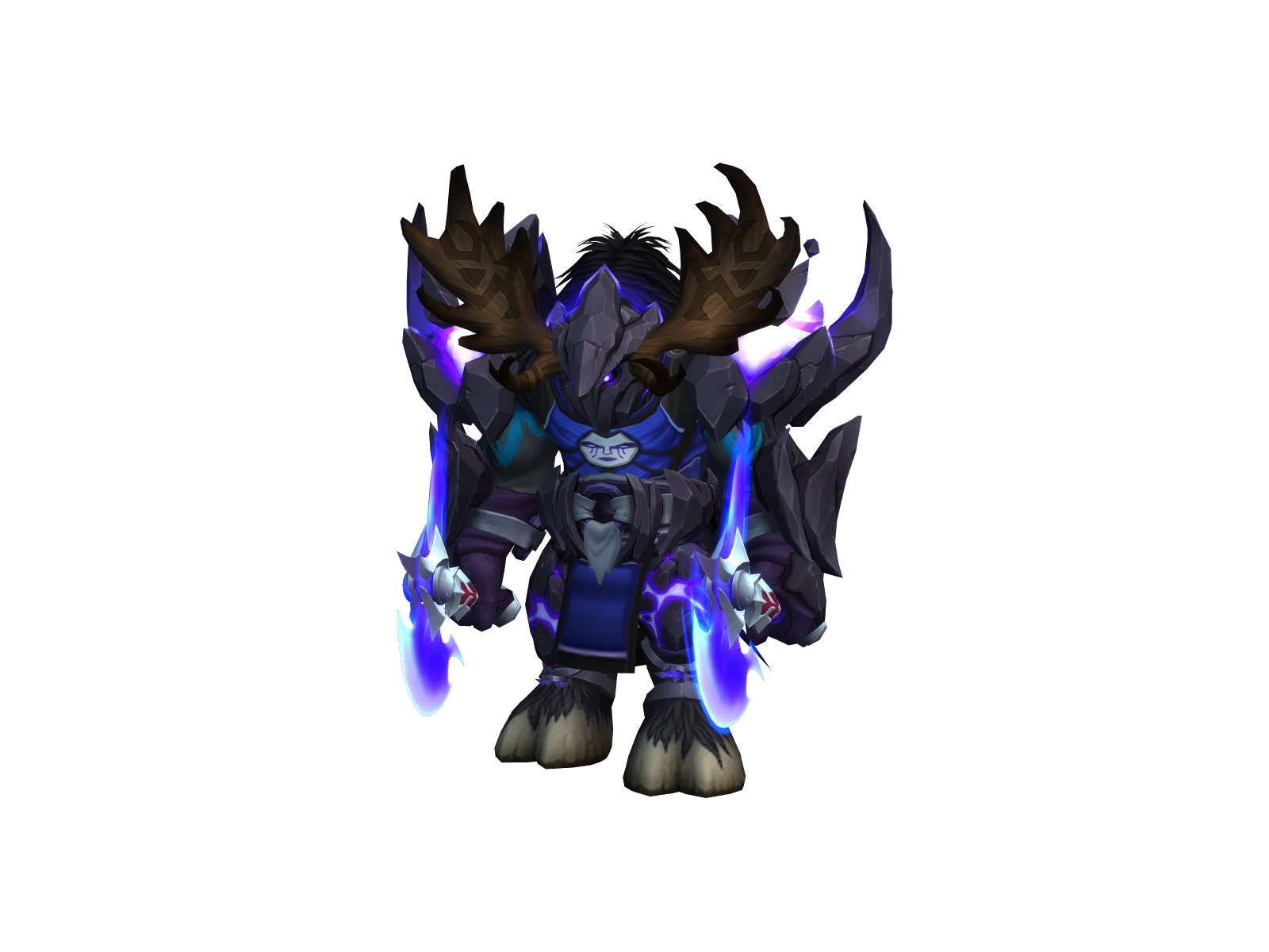 Psychopomp 3D character render