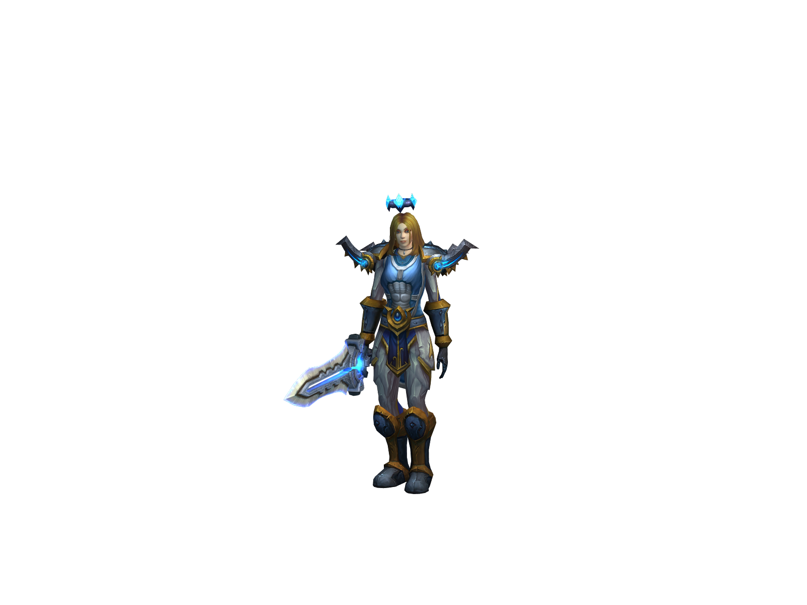 Diluted 3D character render