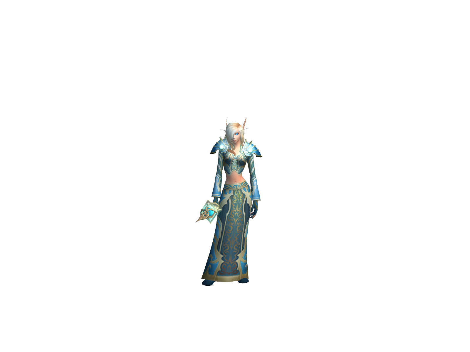 Silvì 3D character render