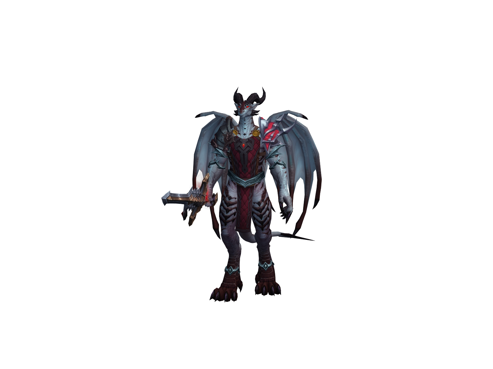 Rathalius 3D character render