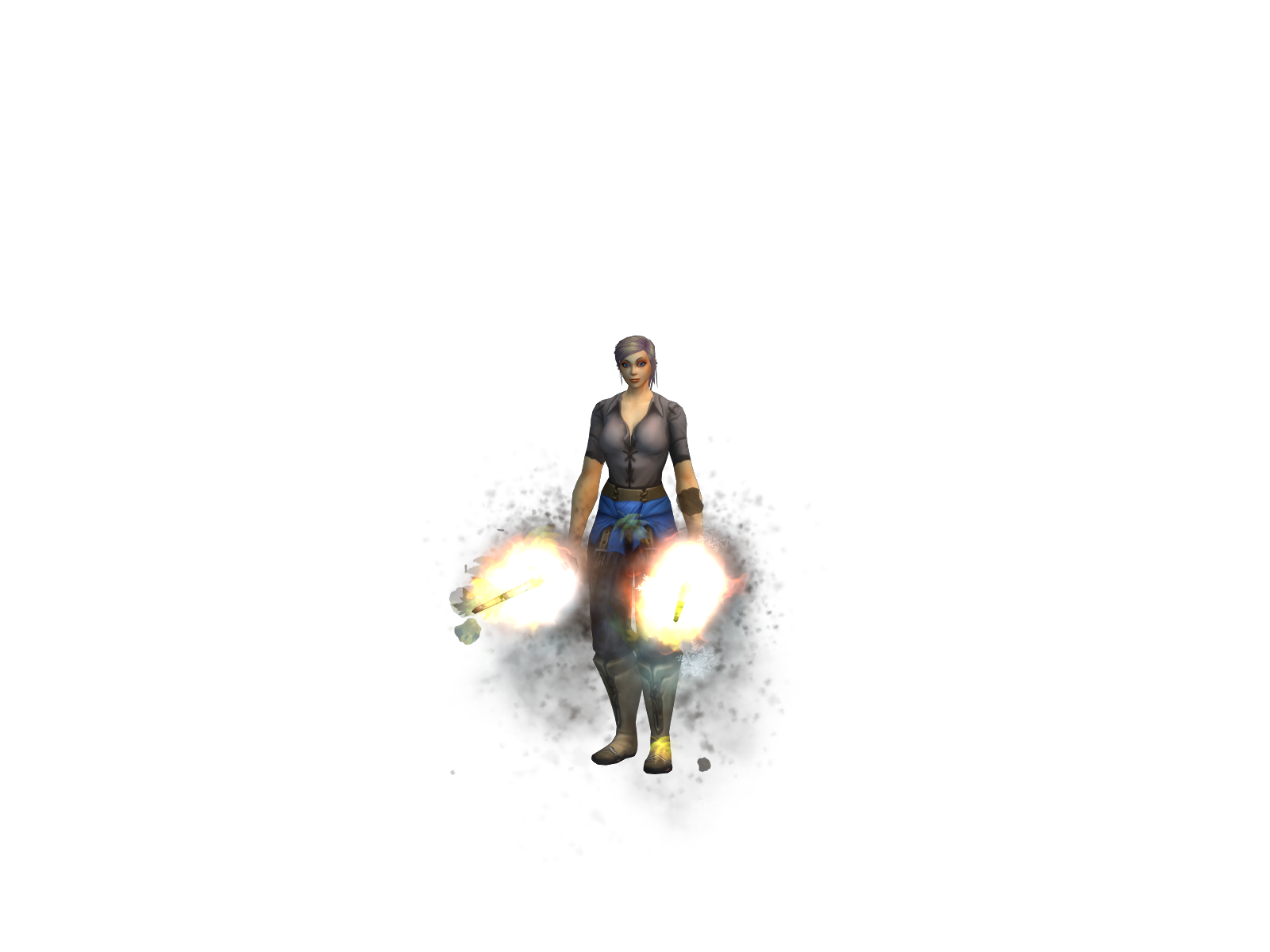 Obono 3D character render