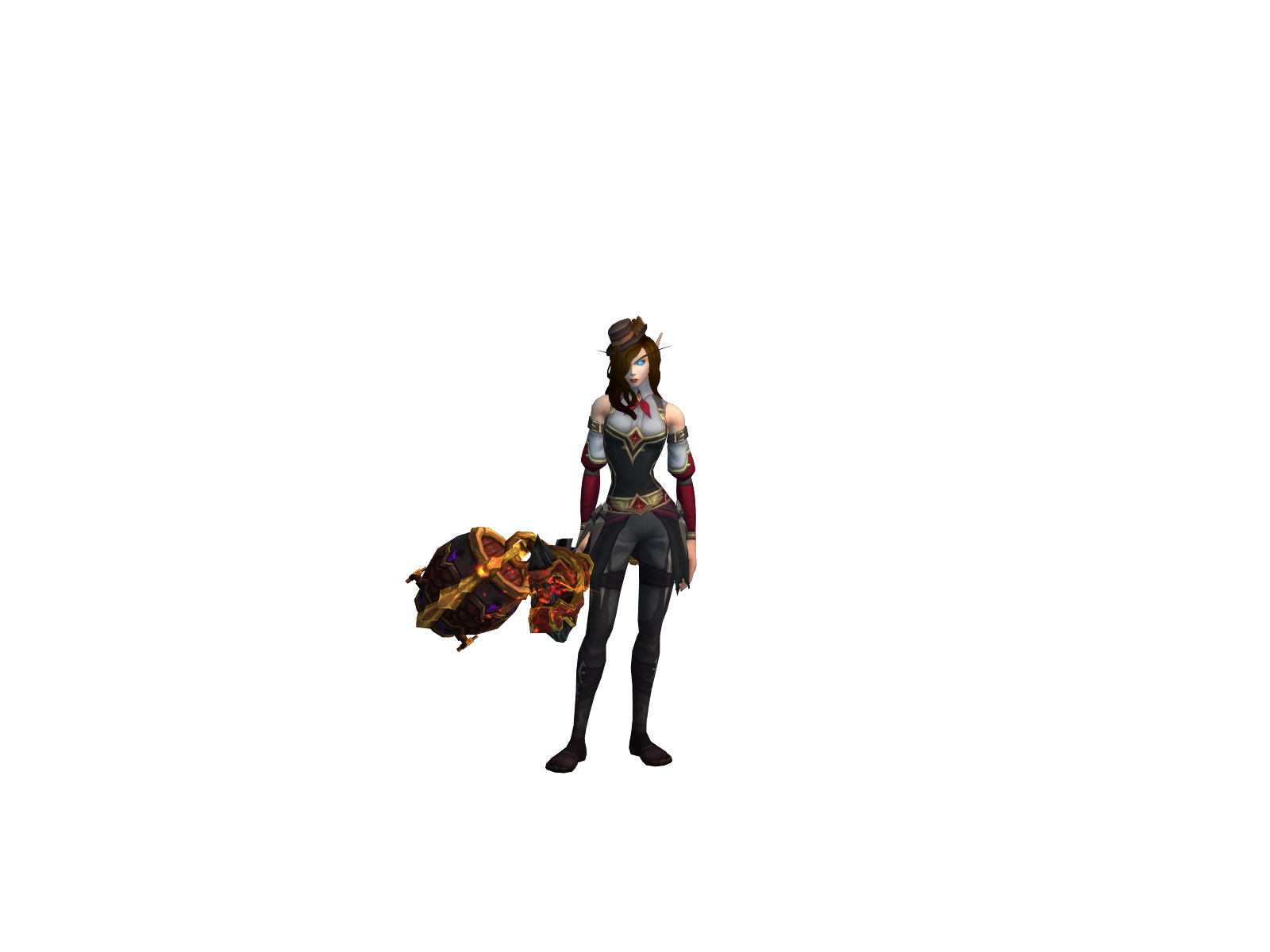 Kyriøna 3D character render