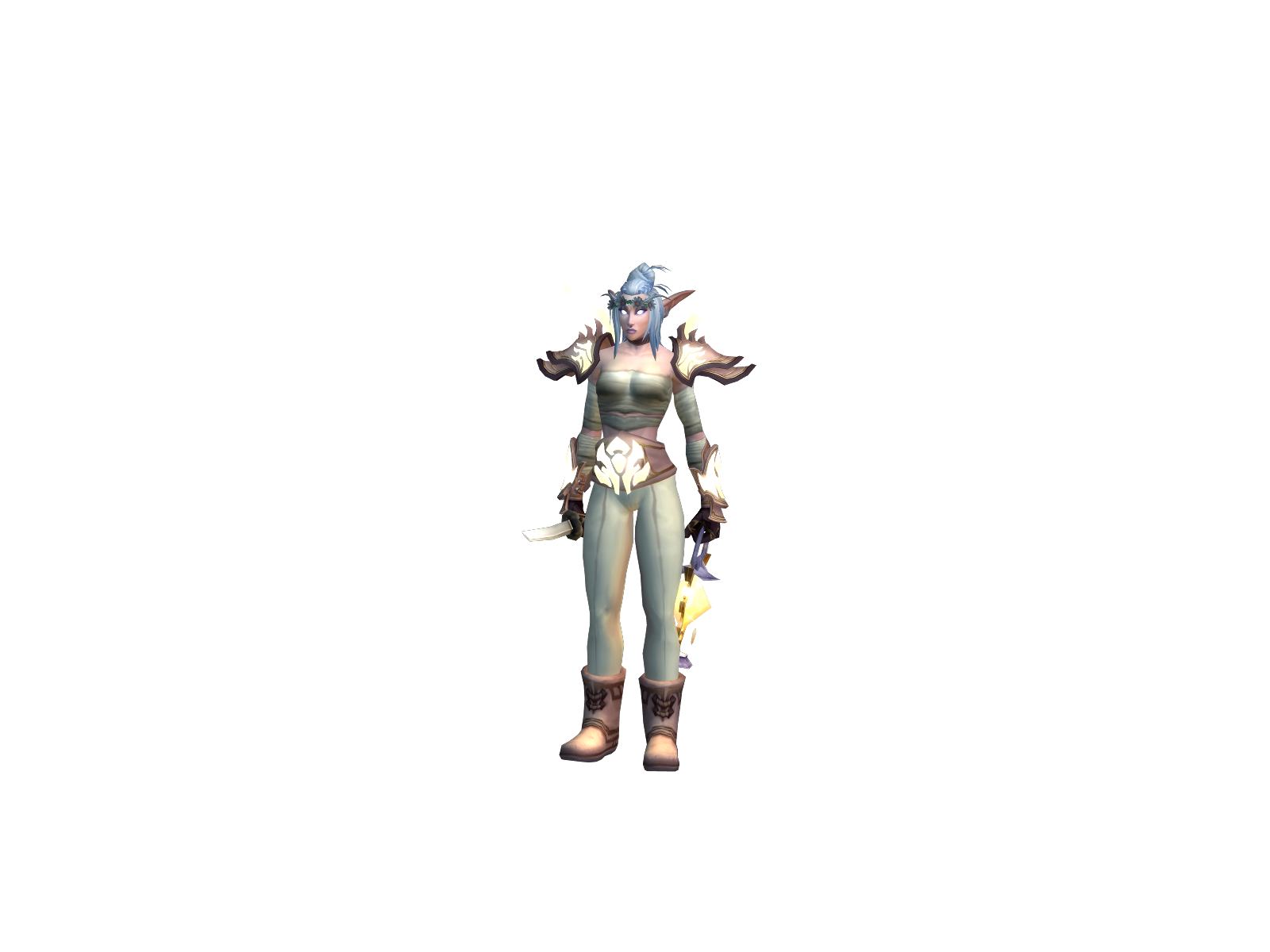 Naughty 3D character render