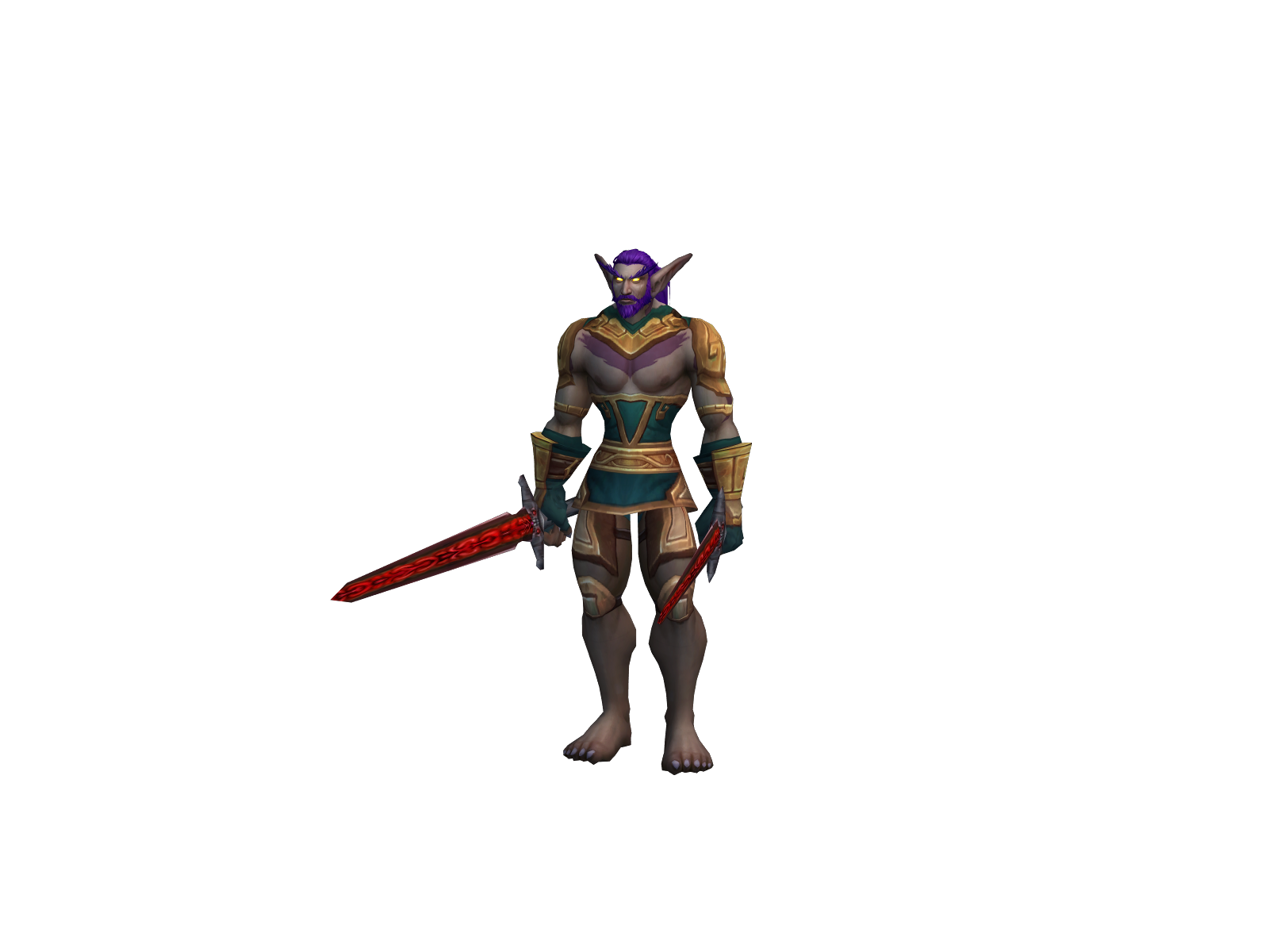 Moonlancer 3D character render