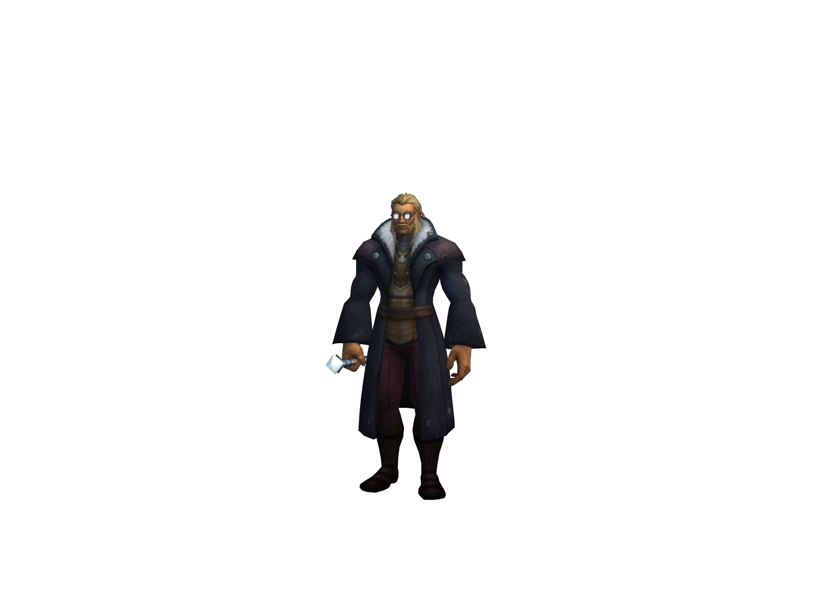 Wickley 3D character render