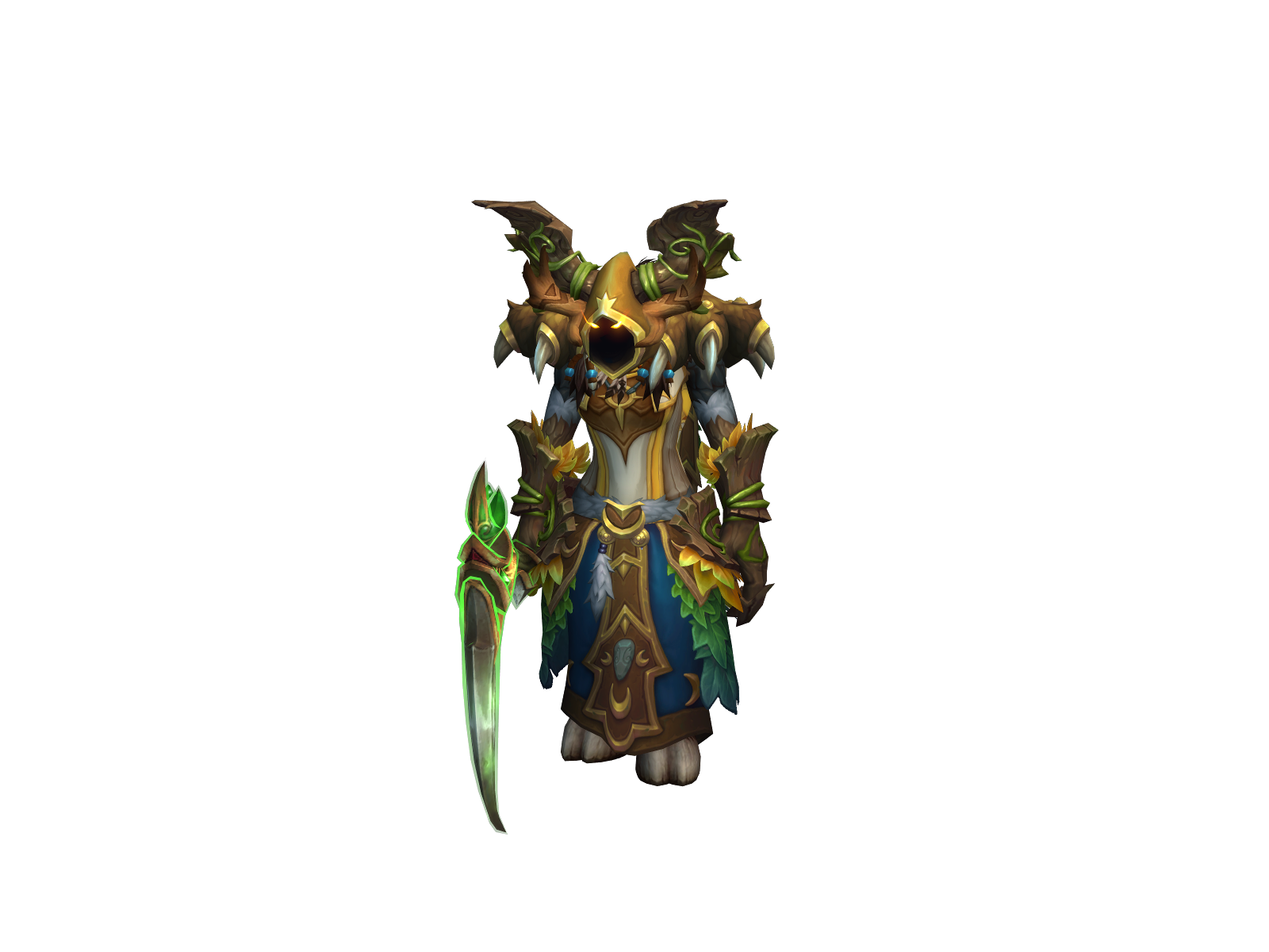 Brevugglan 3D character render