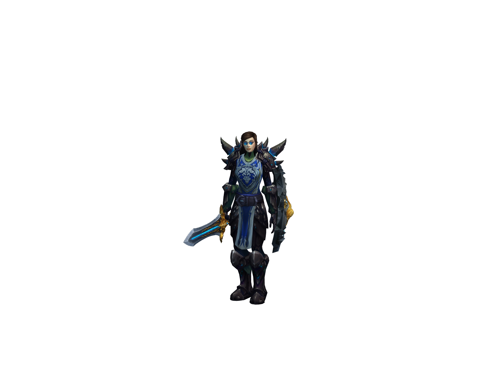 Tremblade 3D character render
