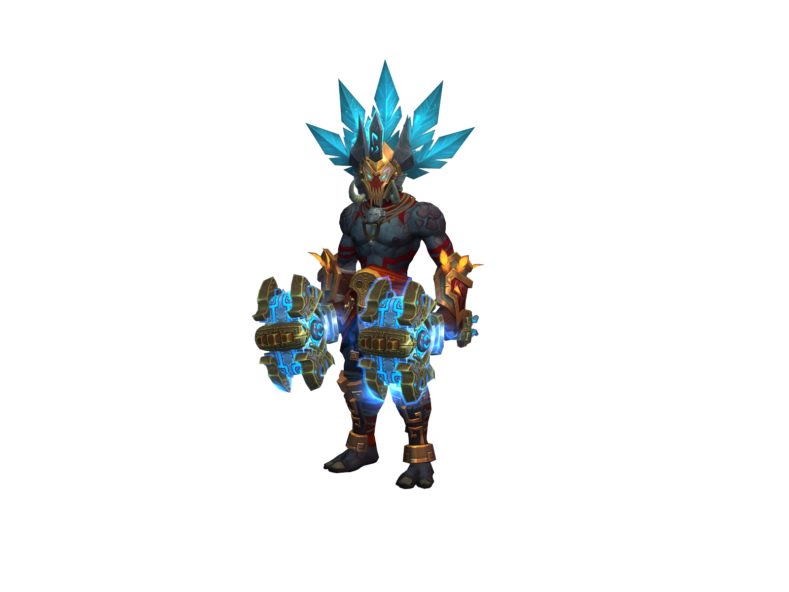 Rumiñahui 3D character render