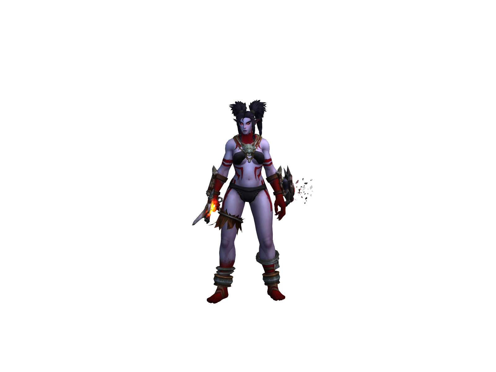 Haranami 3D character render