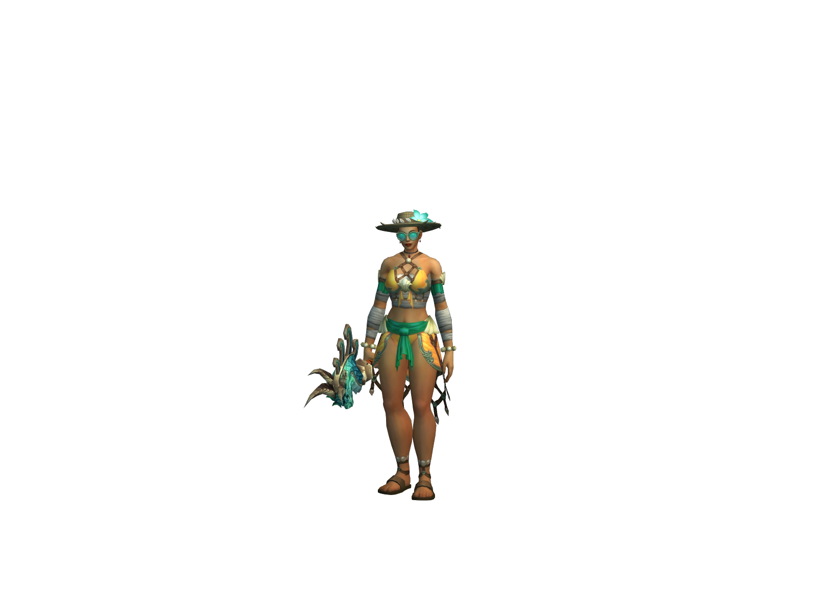 Missmyfists 3D character render
