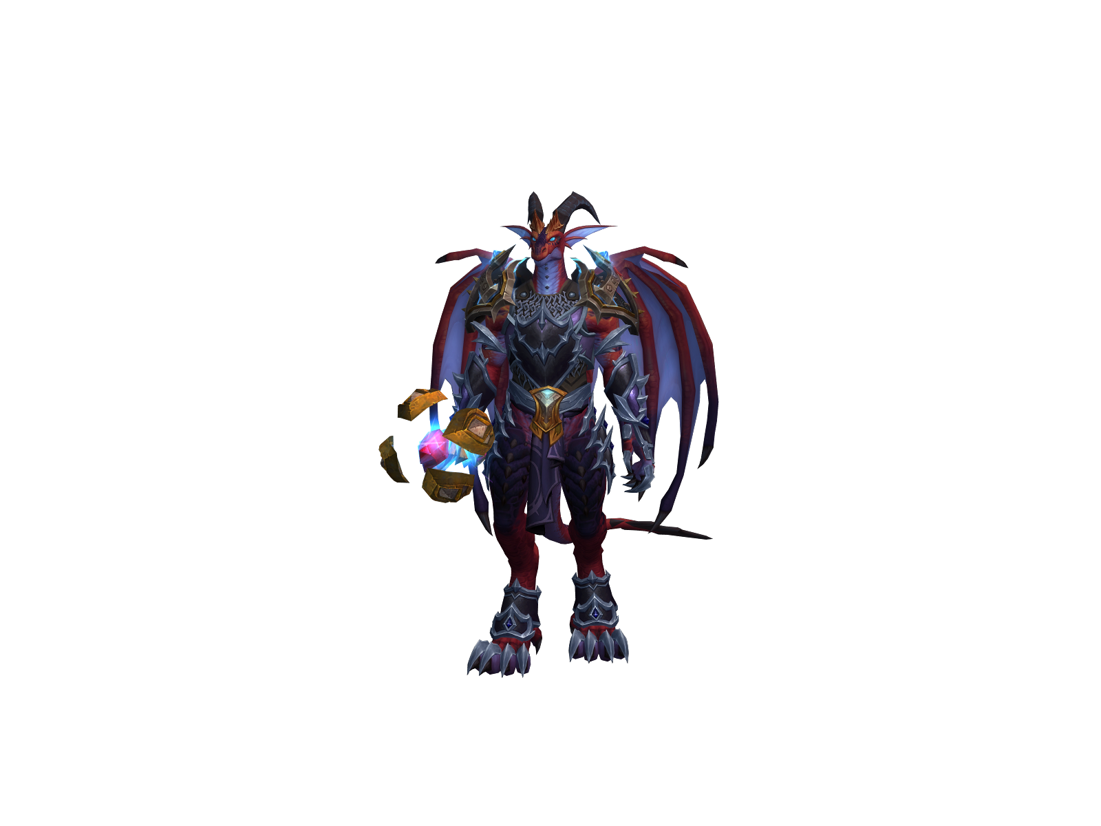 Yugiohroar 3D character render