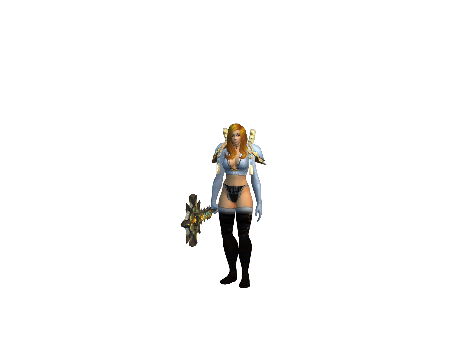 Kay 3D character render