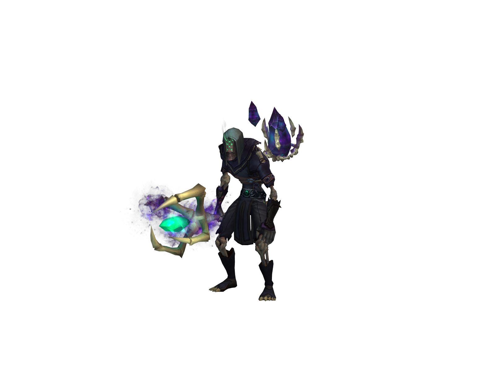 Wordy 3D character render