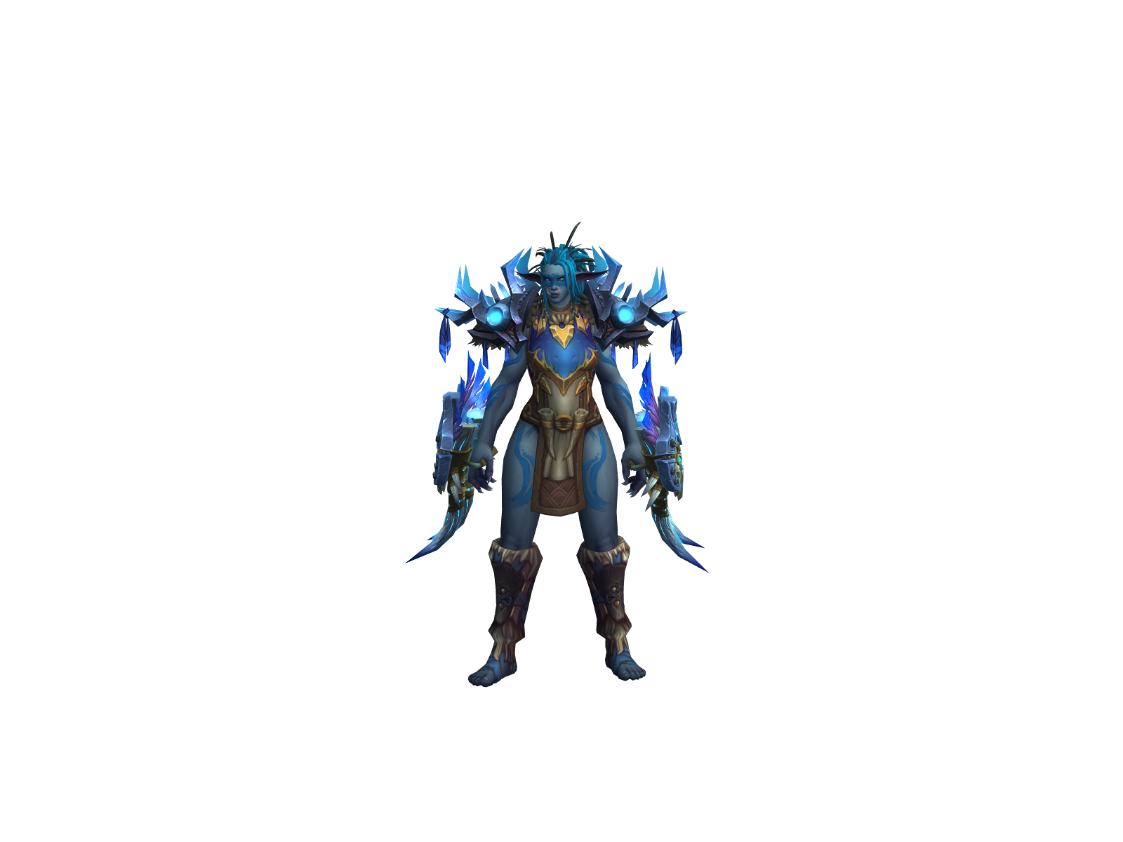 Wekufe 3D character render