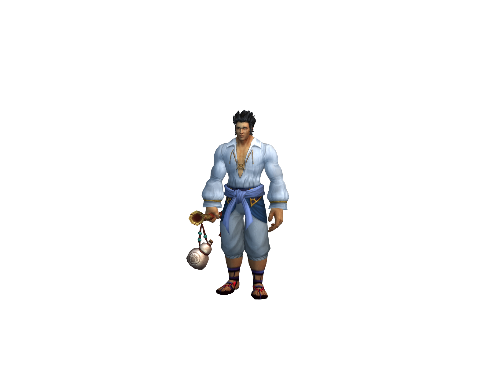 Monkéydluffy 3D character render