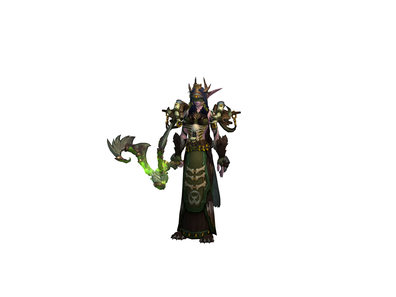Dayluna 3D character render