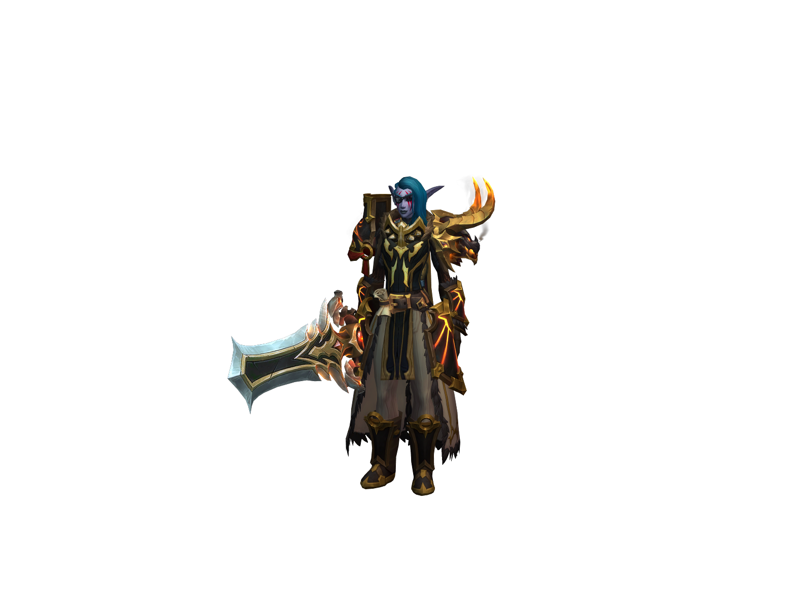 Unholycard 3D character render