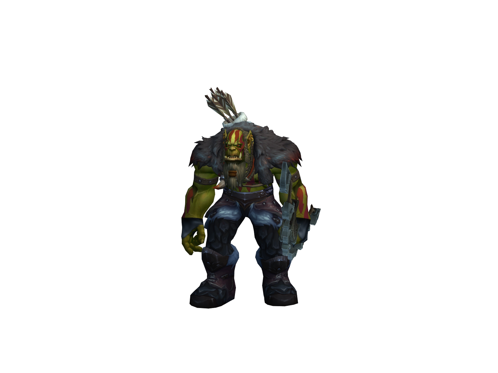 Grâmash 3D character render
