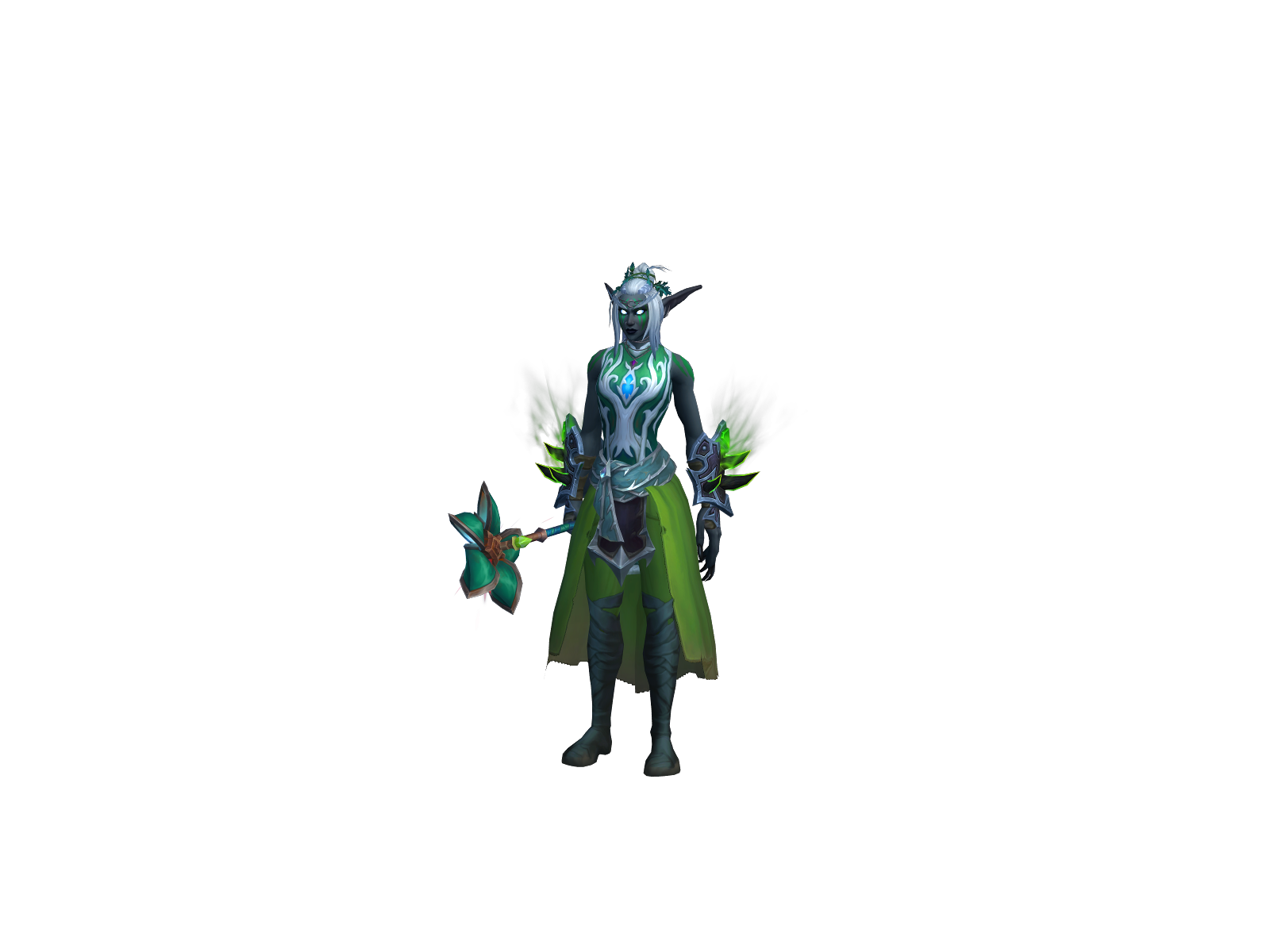 Kaelystra 3D character render