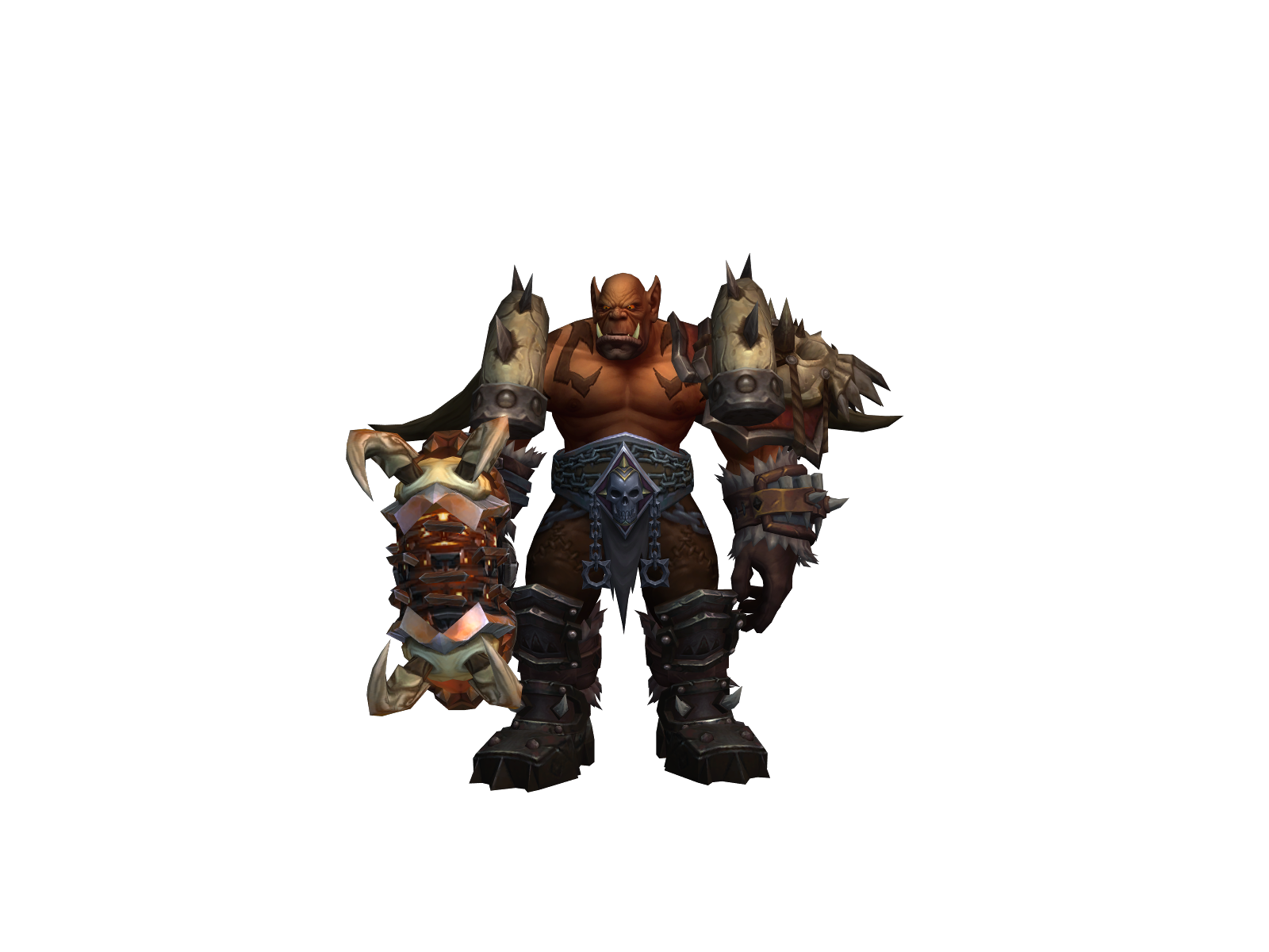 Barbarian 3D character render