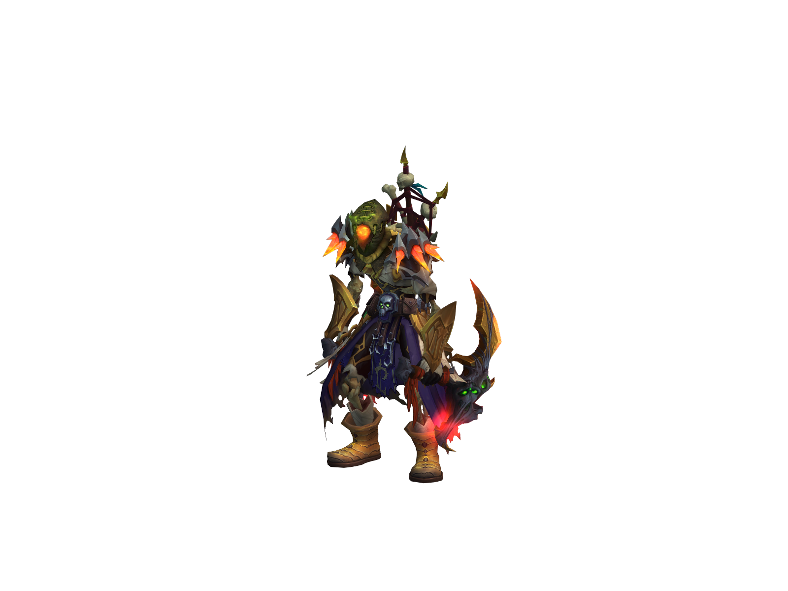 Saisokufujin 3D character render