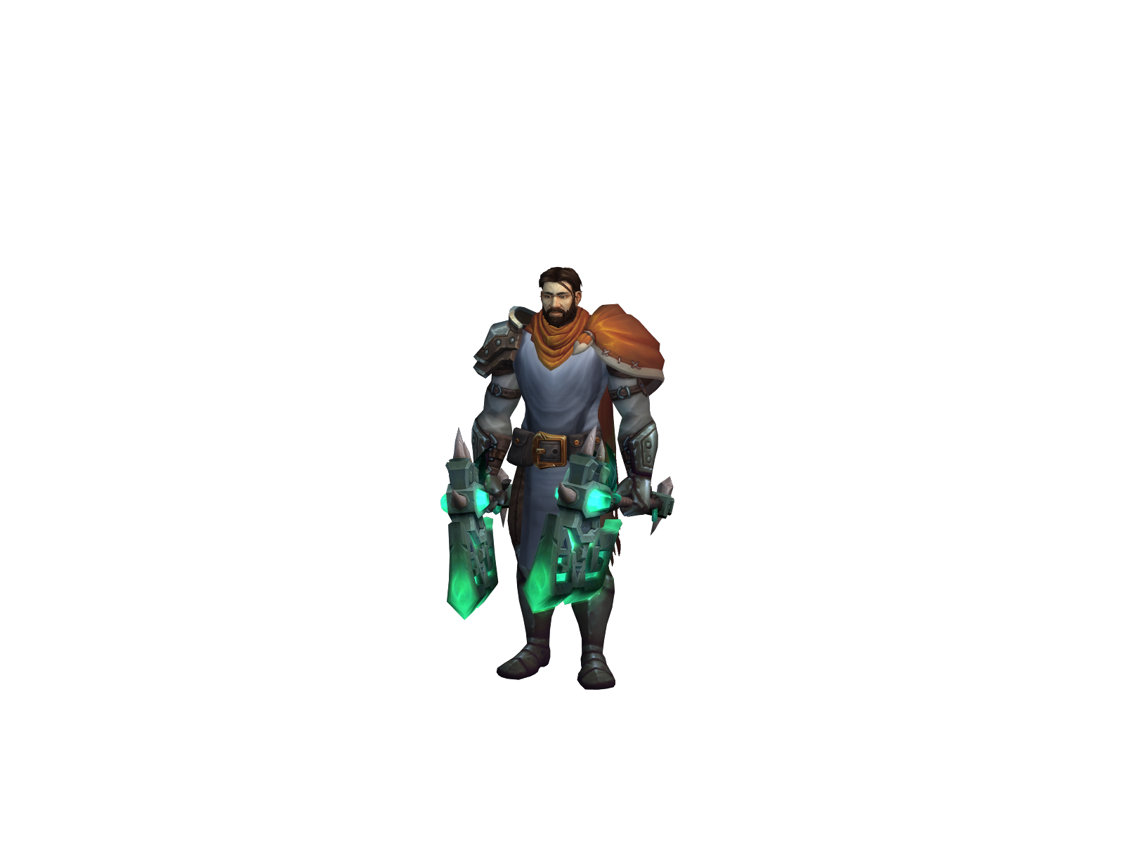 Gwron 3D character render