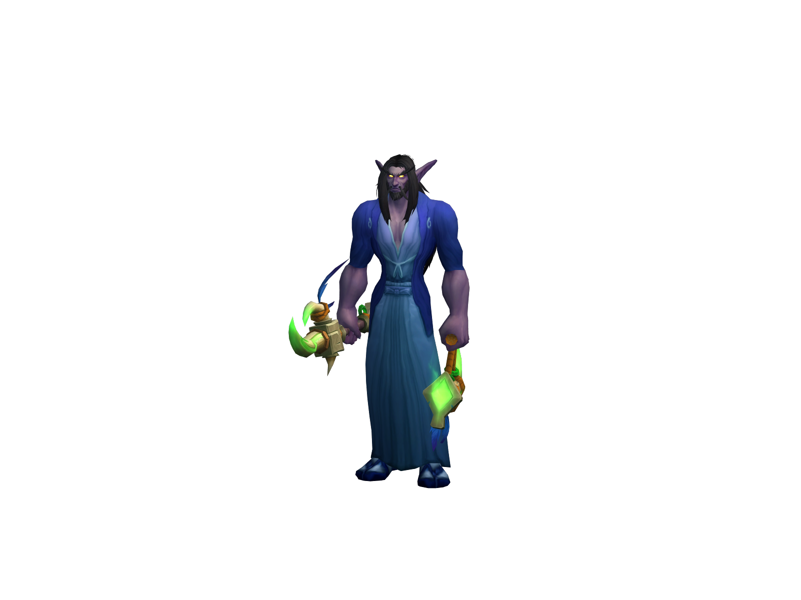 Azurethur 3D character render