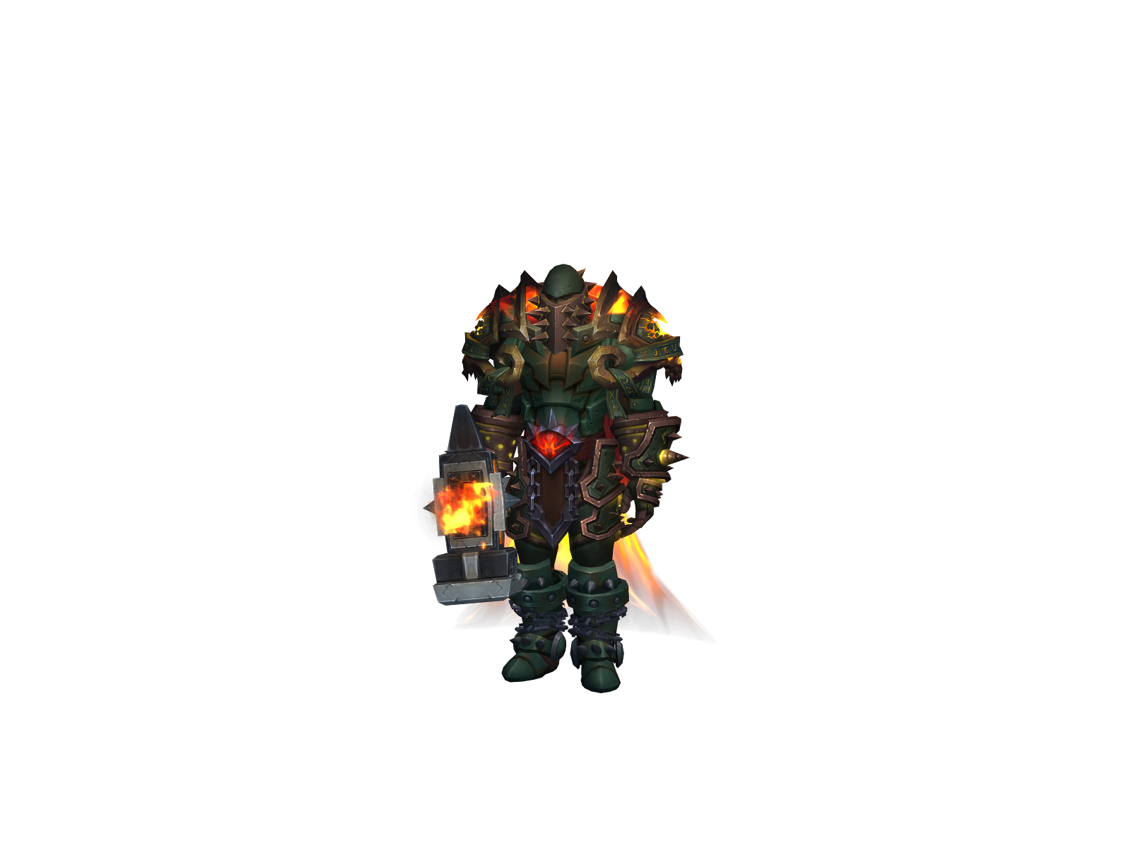 Baldfeet 3D character render