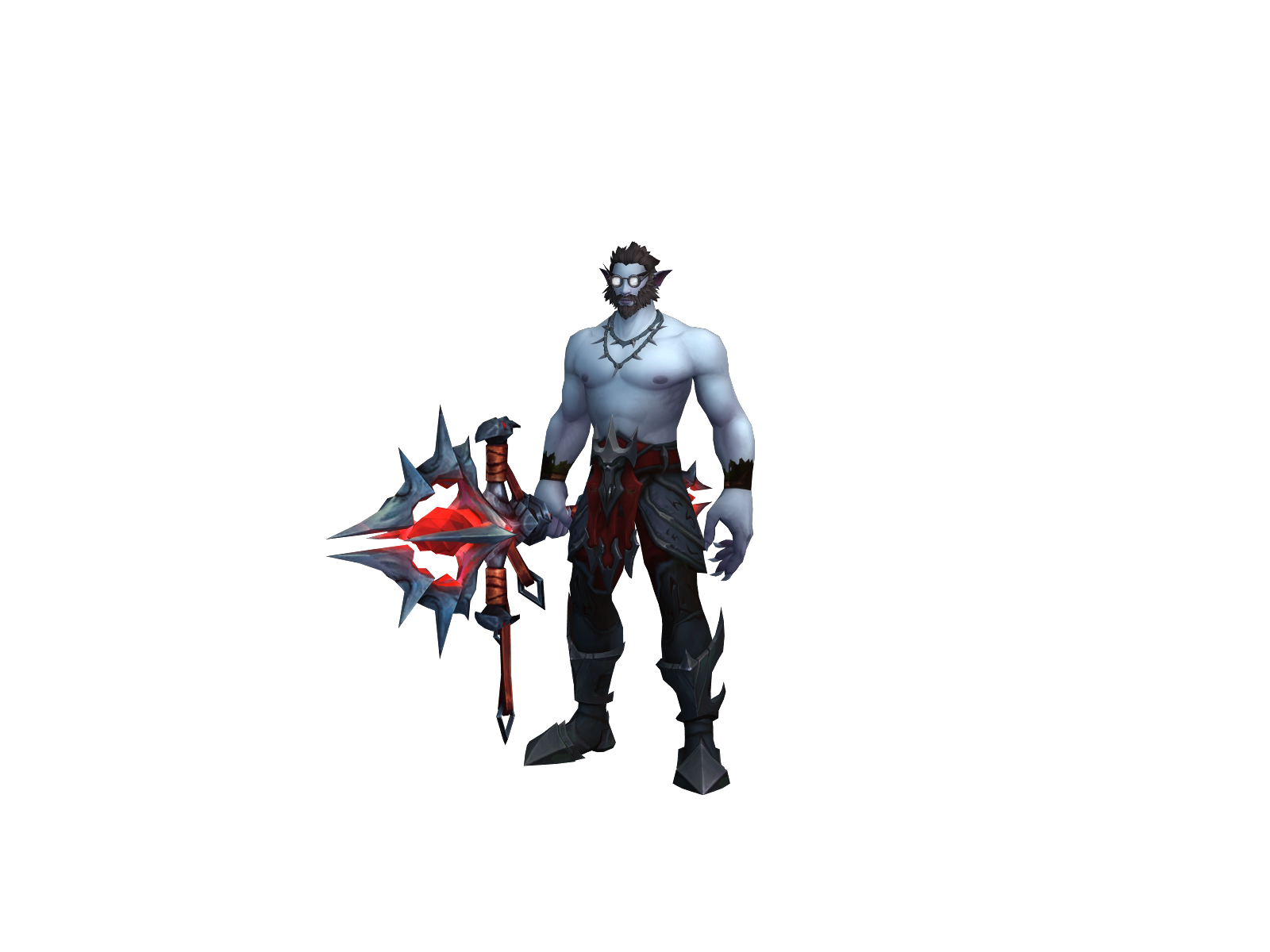 Goreward 3D character render