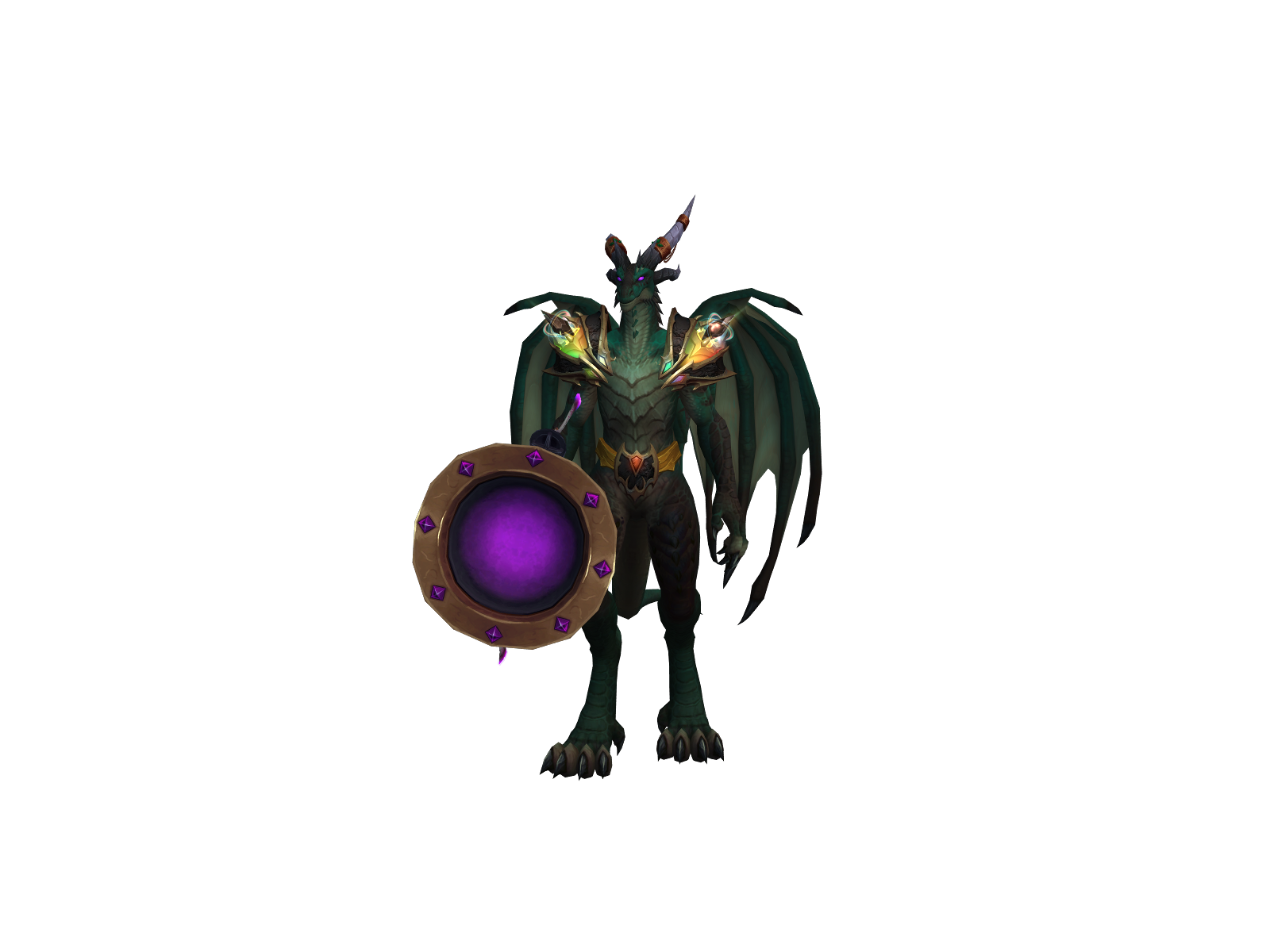 Equadragon 3D character render