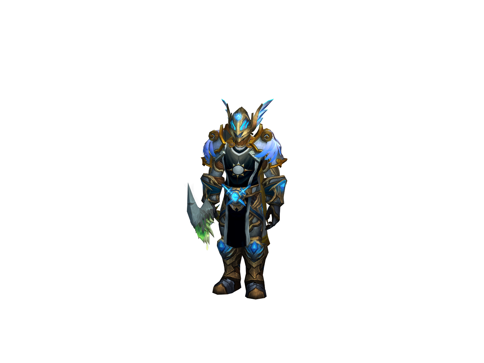 Intensifying 3D character render