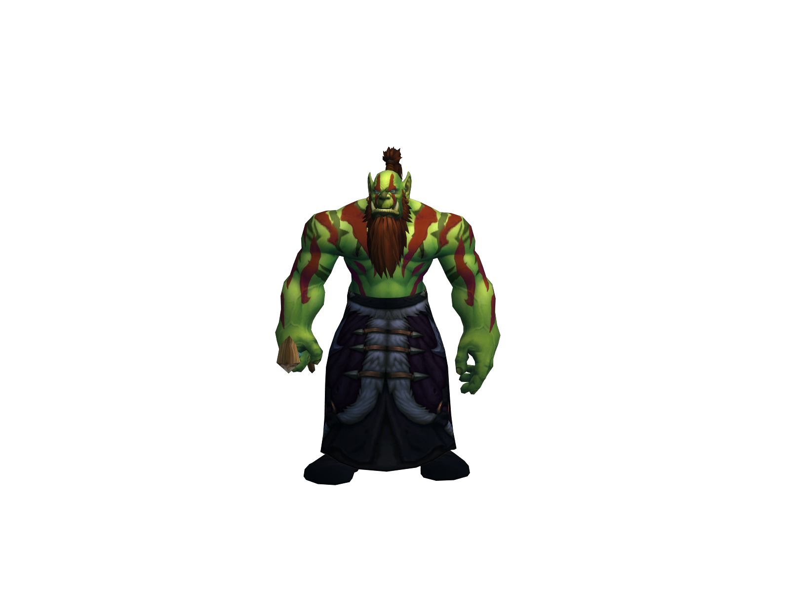Gharzug 3D character render