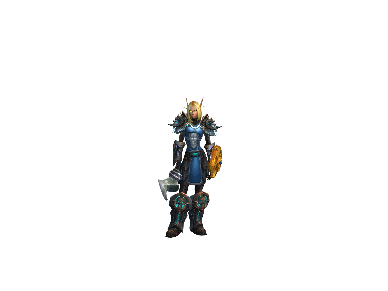 Sonía 3D character render