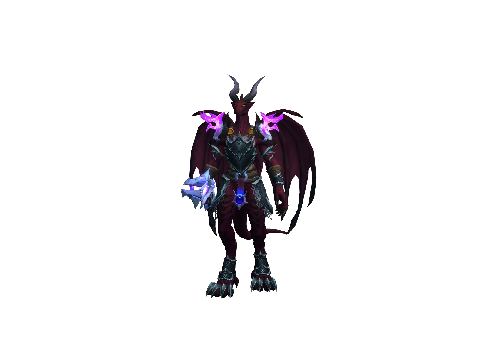 Dheryu 3D character render
