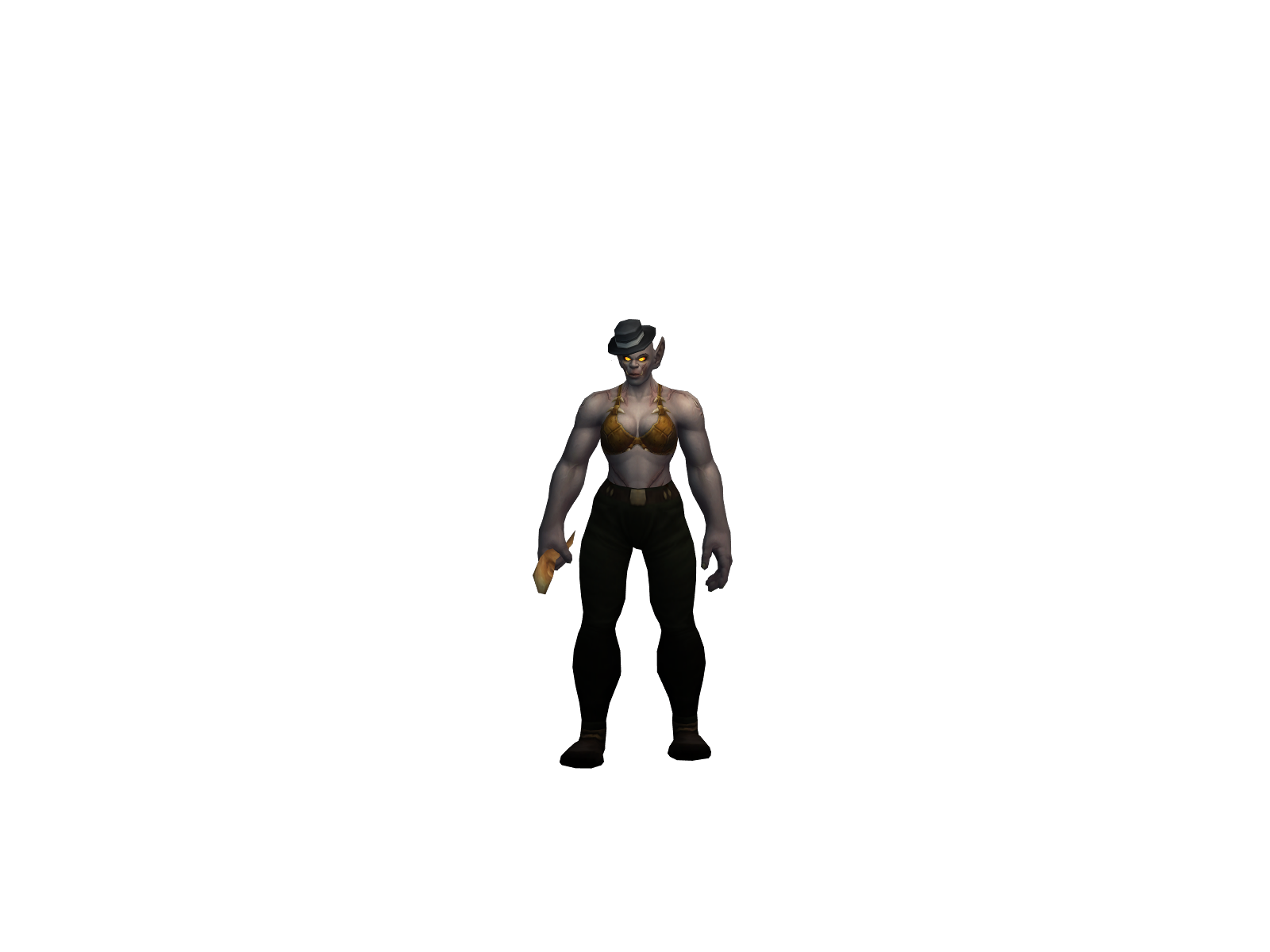 Bluebonnie 3D character render