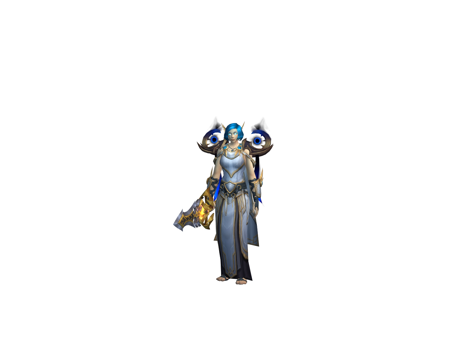 Bluelich 3D character render