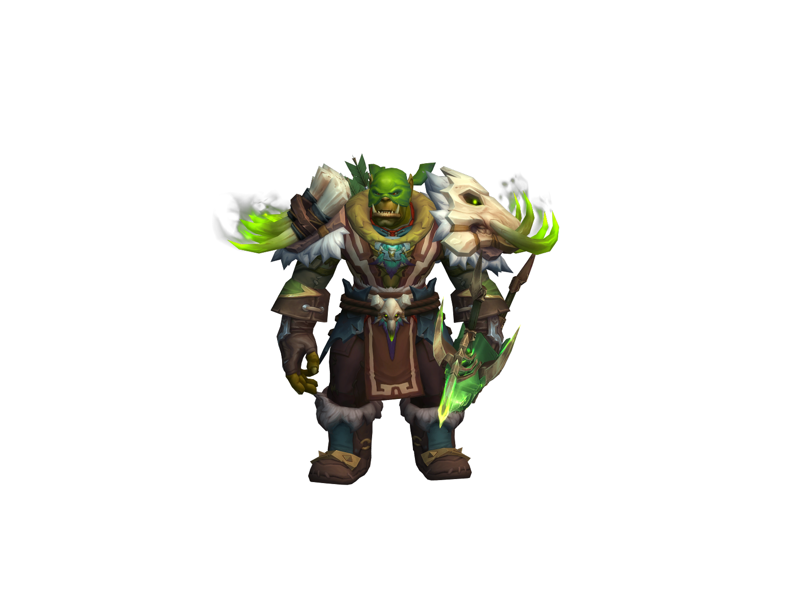 Skullskinner 3D character render