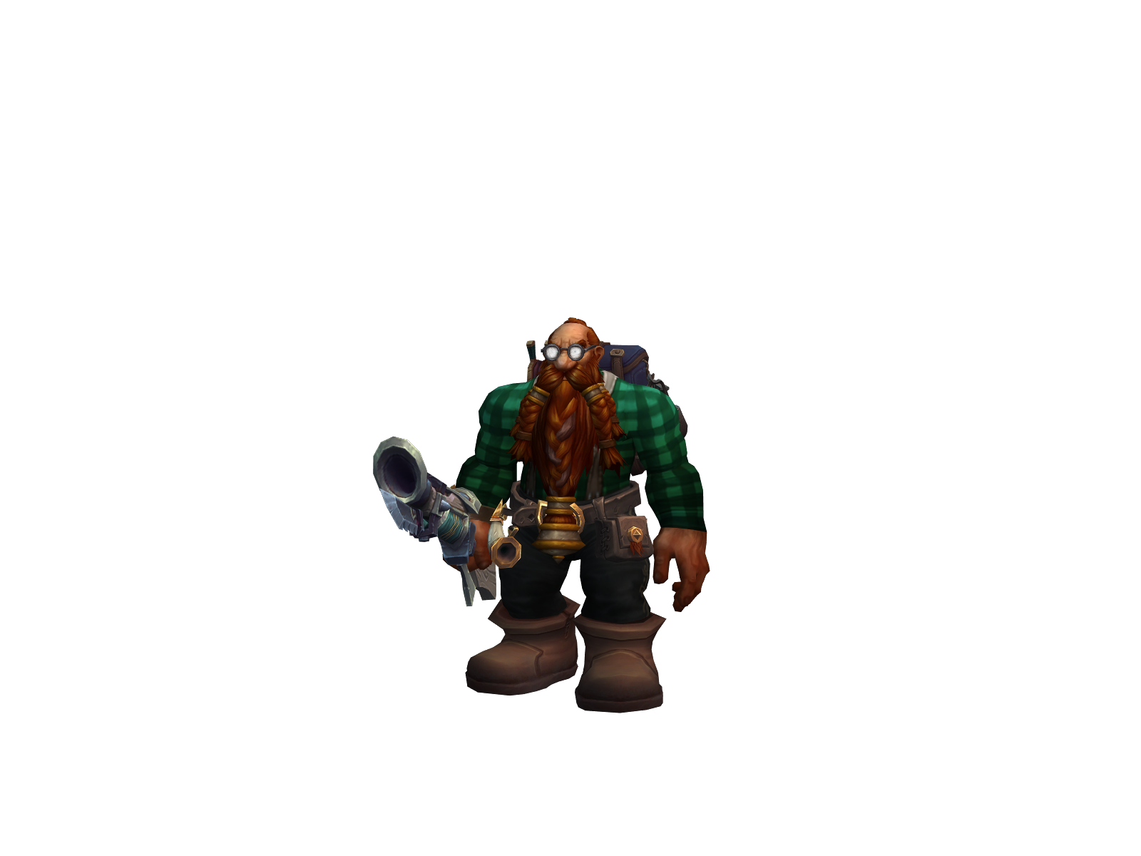 Thráin 3D character render