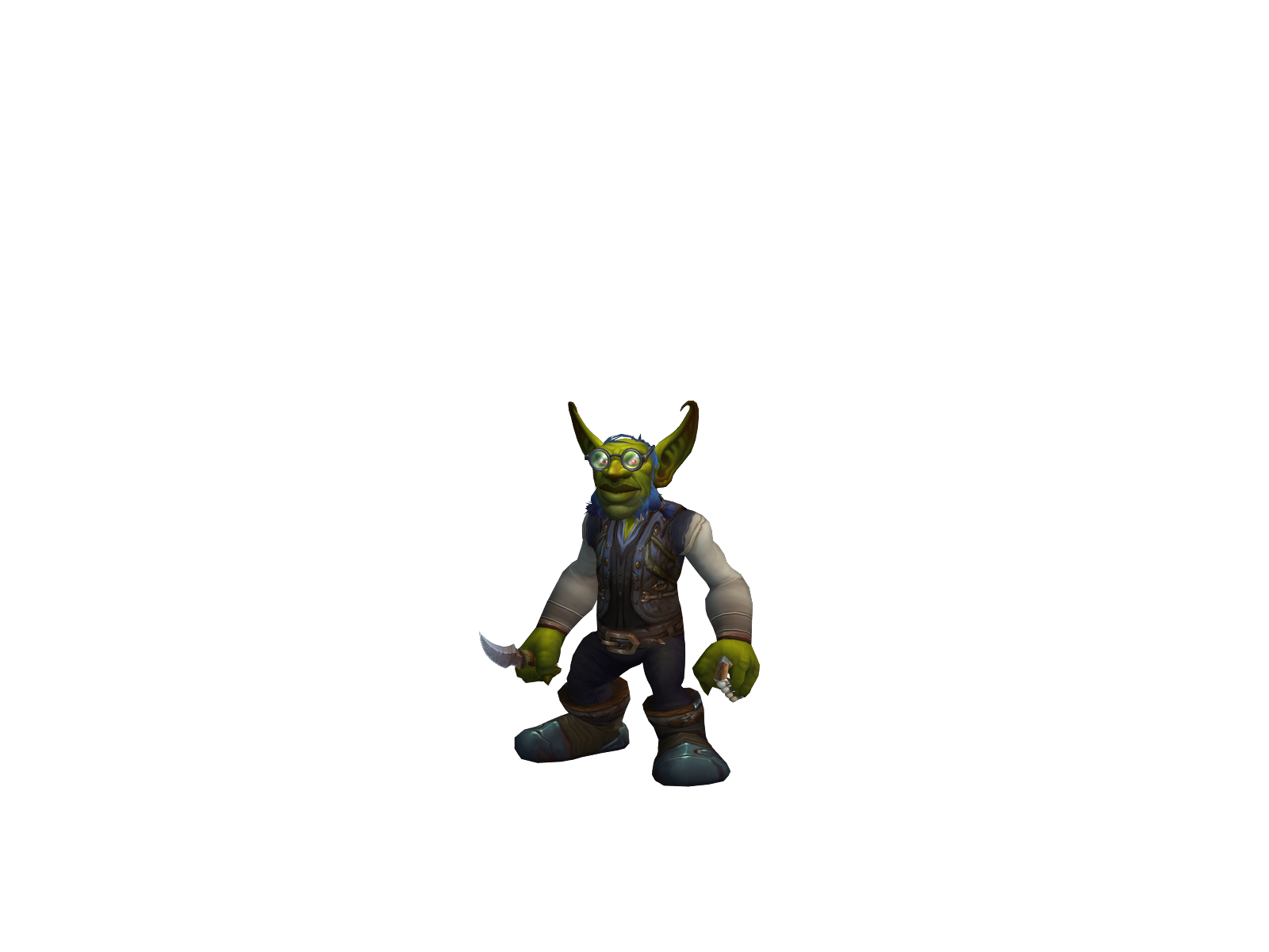 Sparkshank 3D character render