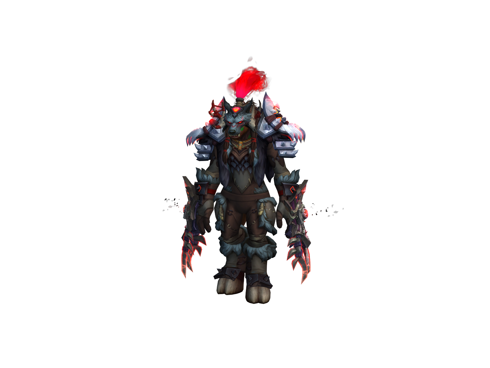 Hoofpuff 3D character render